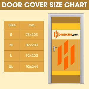 Mẫu - (Printbelle) Personalized Gifts For here Door Cover-Homacus