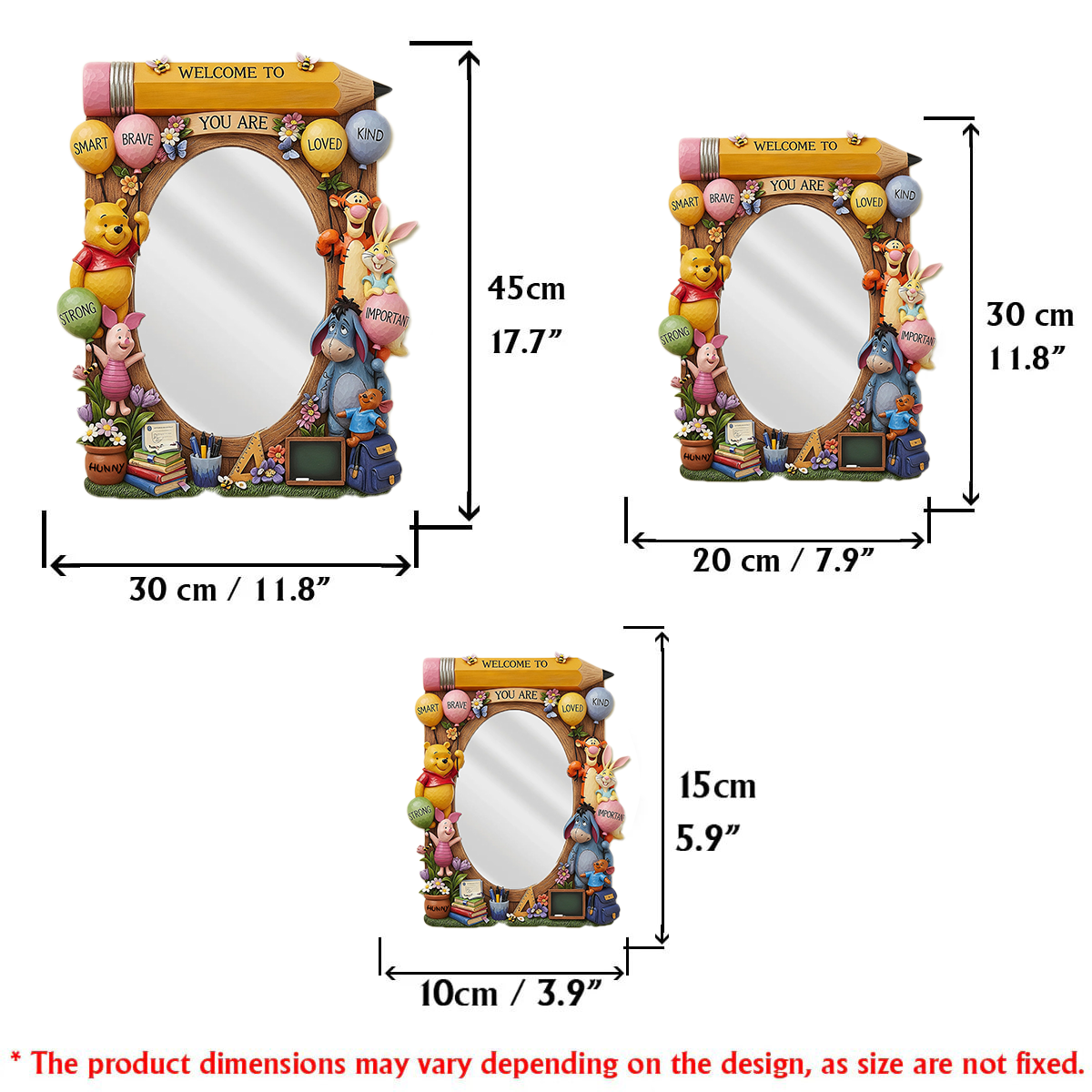 Positive Affirmation Emotional Support Mirror For Classroom, Personalized Gifts For Teacher 02qhmg230725-Homacus