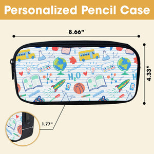 Funny Character Pencil Case - Personalized Gifts For Kids 01hulu010825-Homacus