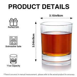 Funny Couple Whiskey Glass - Personalized Gifts 01TODT030525HG-Homacus