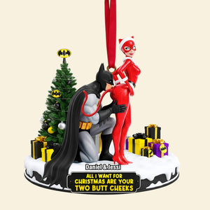 Cheeky Masked Couple Ornament - Personalized Gifts For Couple 04ohlu150925-Homacus