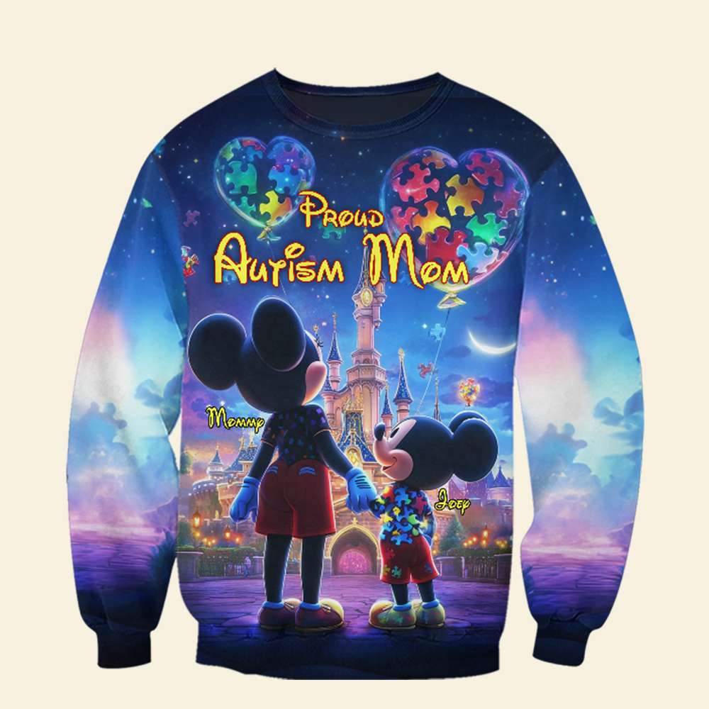 Personalized Gifts For Autism Mom 3D Shirt, Dreamy Landscapes In Magical World 03TGLU100325-Homacus