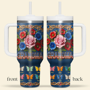 USA Grandma Mama Tumbler - Personalized Gifts For Grandma and Mama 04tyta020426-Homacus