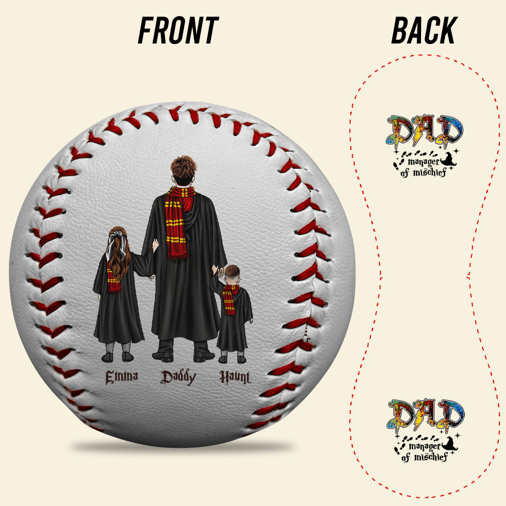 Personalized Gift For Dad Baseball Father's Day, Manange Of Mischief 011HULU060425TM-Homacus