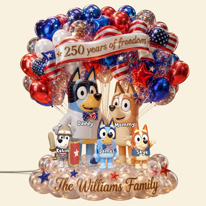 Family Freedom Light Box Personalized Gifts For Family 04PATA030626