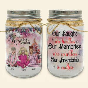 Personalized Gifts For Besties Mason Jar Light Christmas 04XQLU121024HH-Homacus