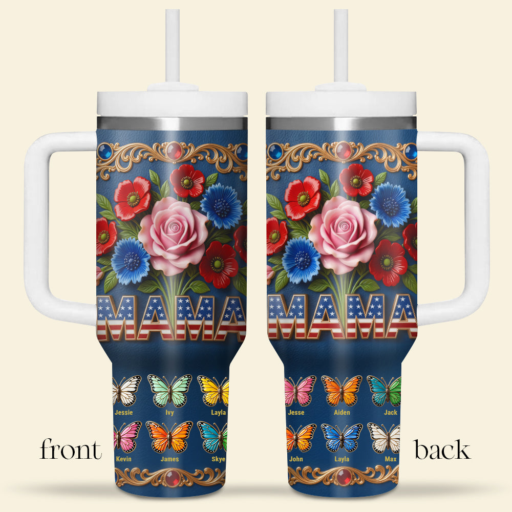 USA Grandma Mama Tumbler - Personalized Gifts For Grandma and Mama 04tyta020426-Homacus