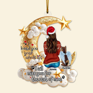 Personalized Christmas Gifts For Dog Lovers Acrylic Ornament 02HULU231024TM-Homacus