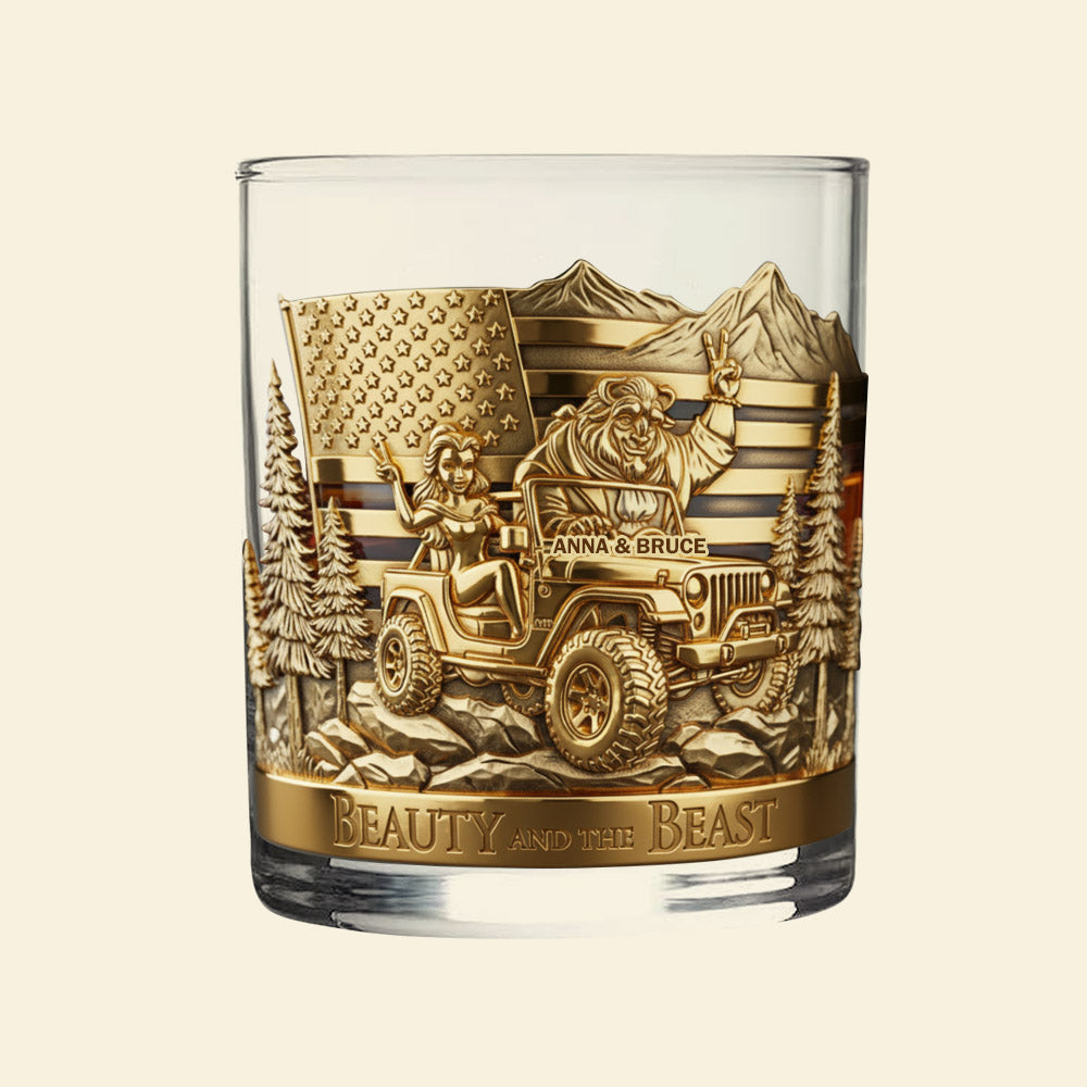 Fantastic Off-road Couple Drinking Glass - Personalized Gifts For Off-Road Lovers 01QHLU050925-Homacus