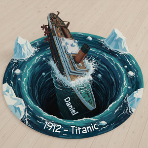 Personalized Stormy Sea Ship Adventure Doormat 10HYLU131125-Homacus