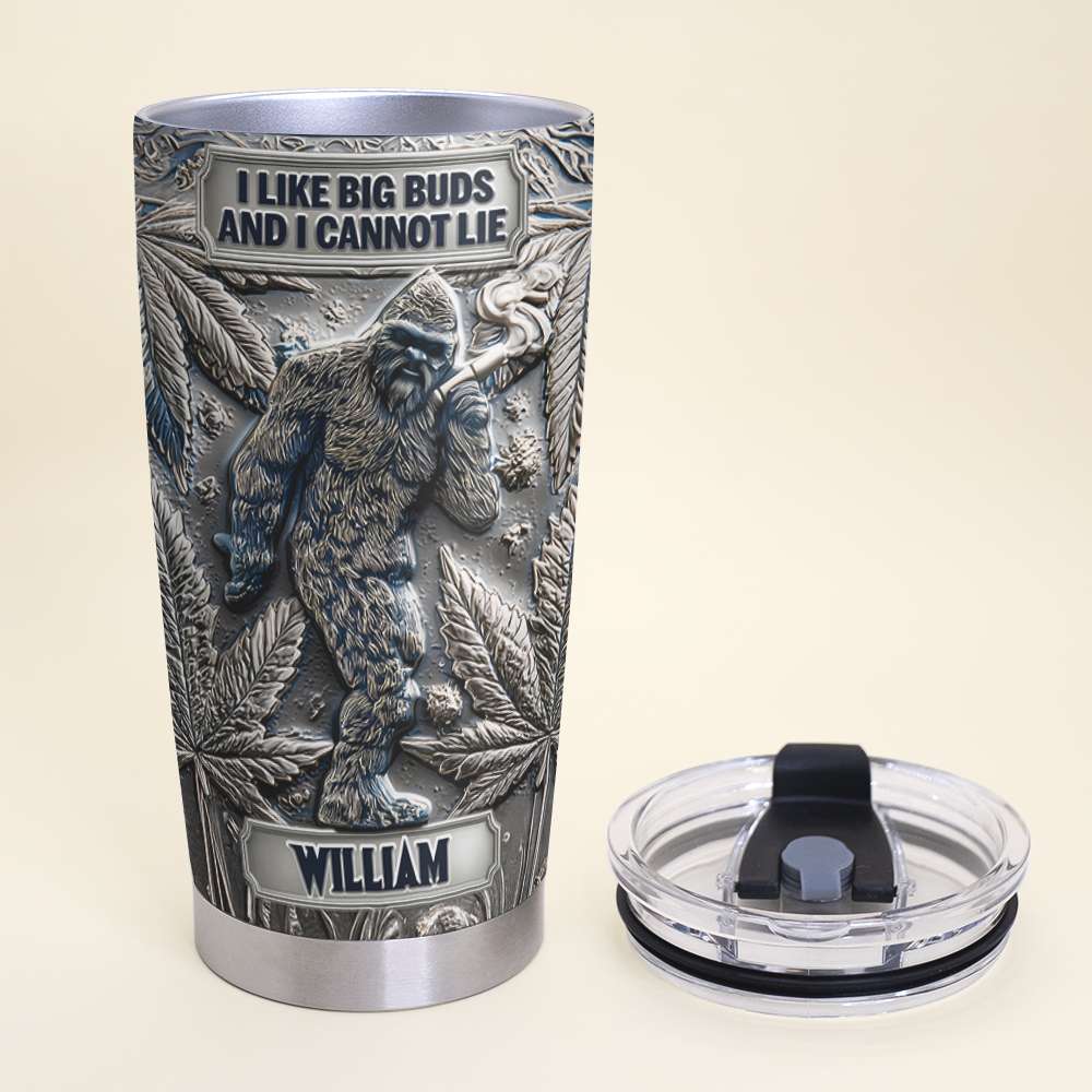Smoking Sasquatch 20oz Tumbler - Personalized Gifts For Stoners 05TGLU210625-Homacus