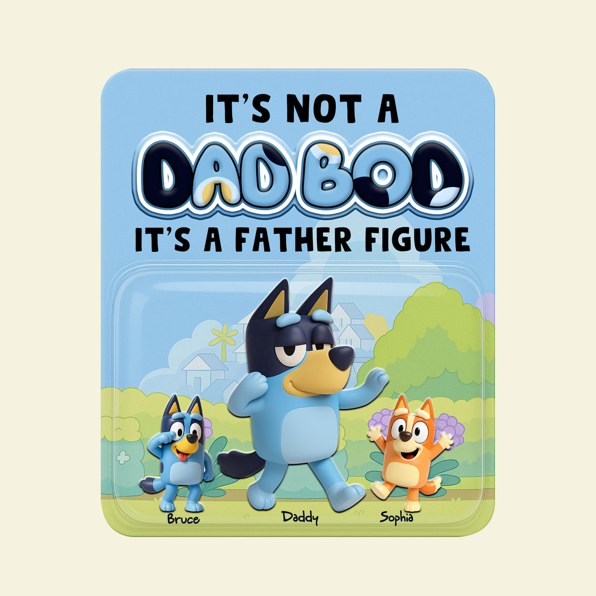 Figure Dog Dad Acrylic Plaque - Personalized Gifts For Father 03NALU250425-Homacus