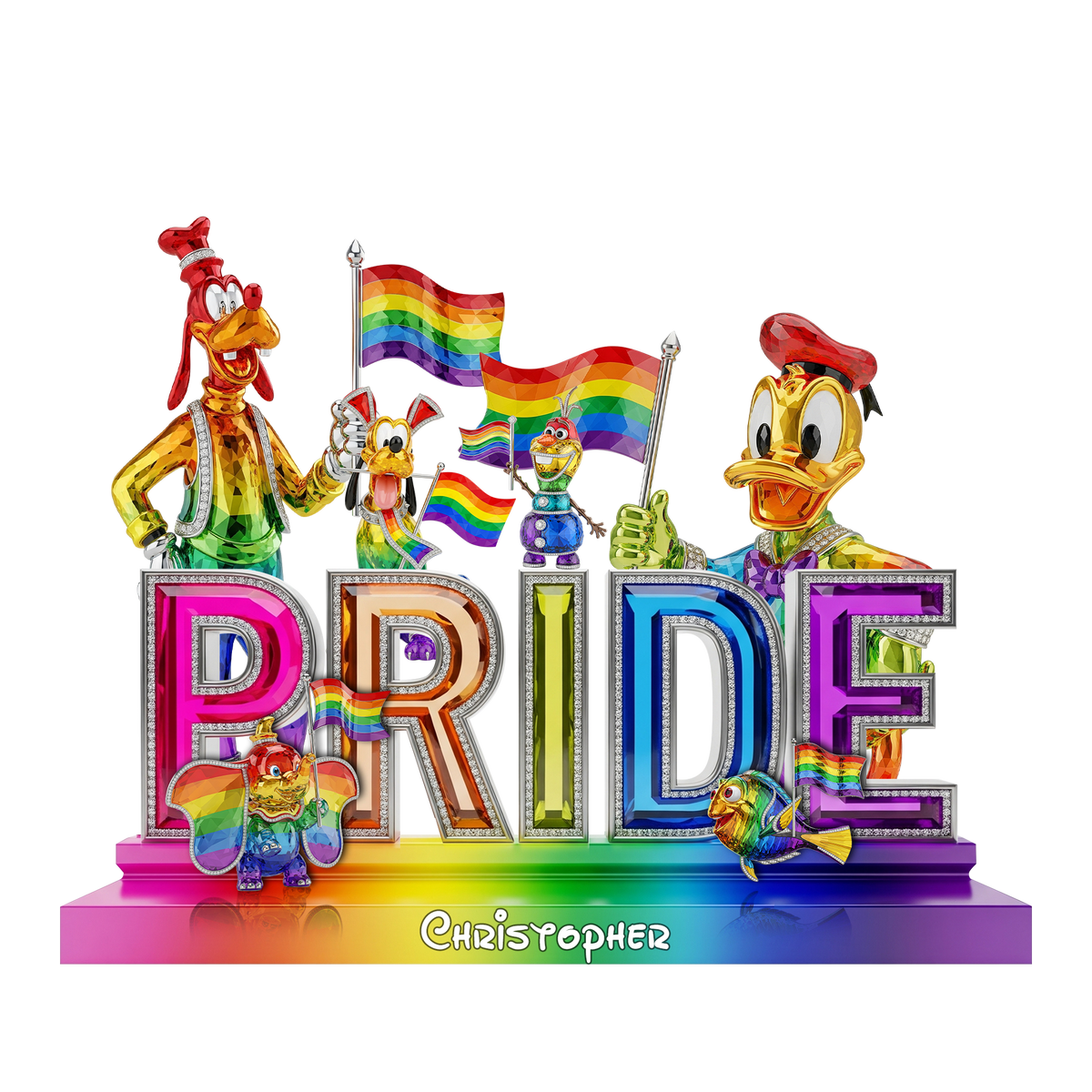 LGBT Pride Acrylic Plaque Personalized Gifts For LGBT 02ohlu240525-Homacus