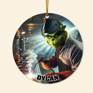 Personalized Gifts For Welder Ornament, How The Welder Saved Christmas 04QHLU041124-Homacus