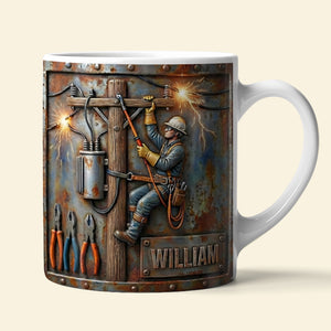 Lineman Coffee Mug - Personalized Gifts For Lineman Lovers 03tgta151225-Homacus