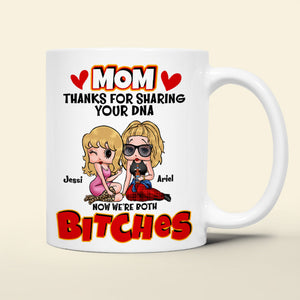 Personalized Gifts For Moms Coffee Mug Thanks For Sharing Your DNA 02TOLU130125HH-Homacus