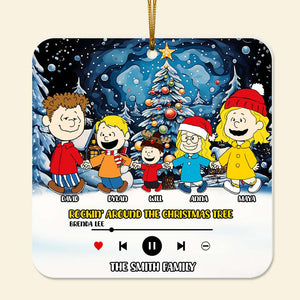 Personalized Gifts For Family Acrylic Ornament Around The Christmas Tree 03XQLU251124DA-Homacus