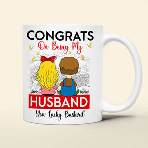 Personalized Gifts For Couples Cartoon Characters Coffee Mug 02OHLU091224HG-Homacus