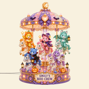 Adorable Spooky Acrylic Light Box - Personalized Gifts For Halloween 04hata140826