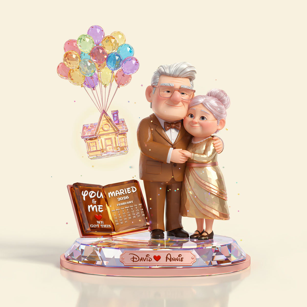 Soulmate Married Couple Light Box - Personalized Gift For Couple 08OHLU111225-Homacus