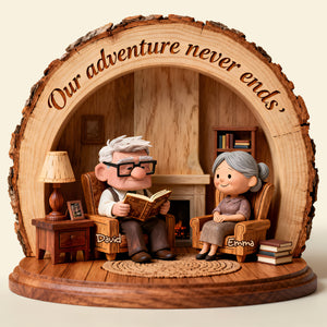 Old Couple Plaque - Personalized Gifts For Couple 04tolu161225-Homacus