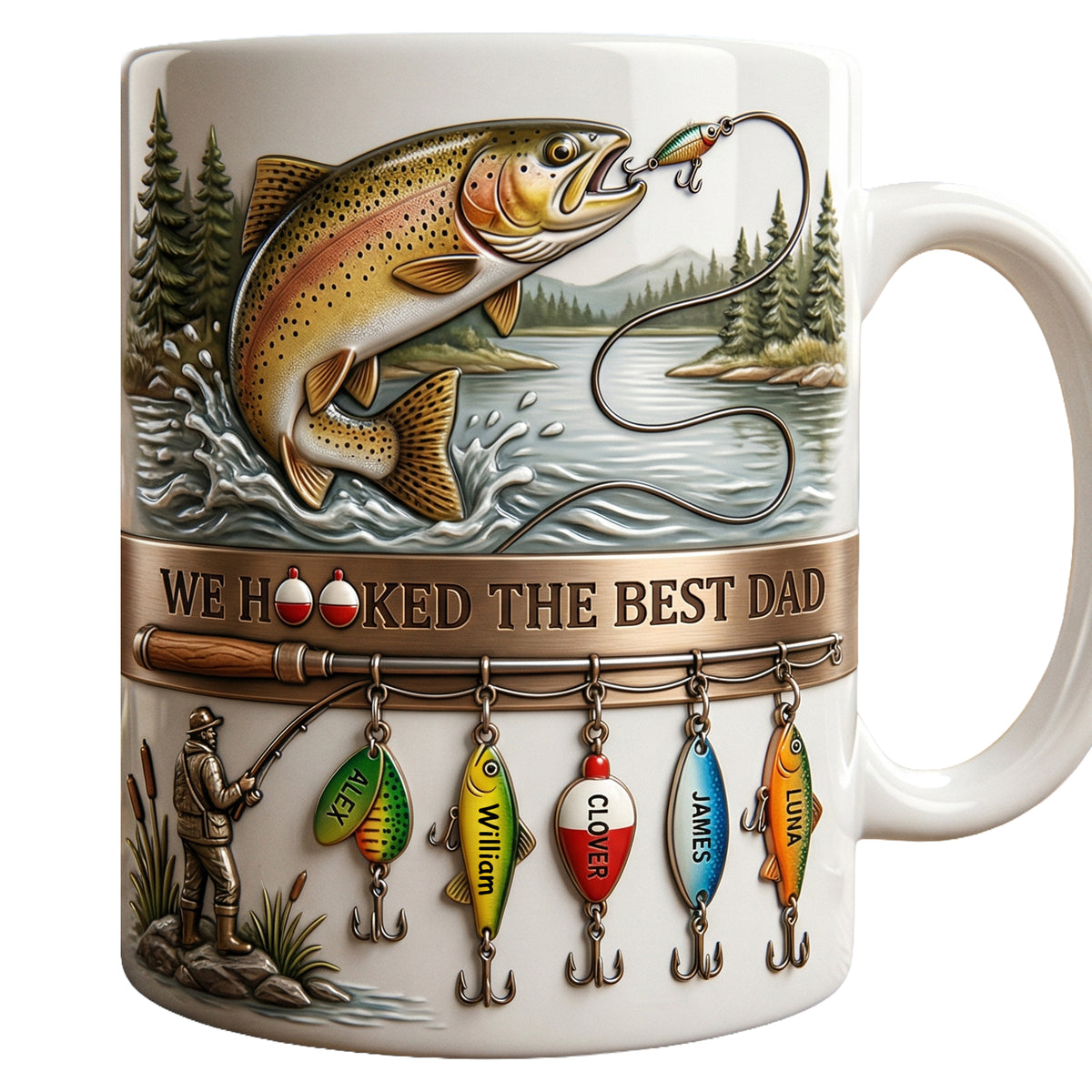 Fishing Best Dad Coffee Mug - Personalized Gifts For Father 02palu090426-Homacus