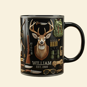 Hunting Black Coffee Mug - Personalized Gifts For Hunting Lovers 01kita171225-Homacus
