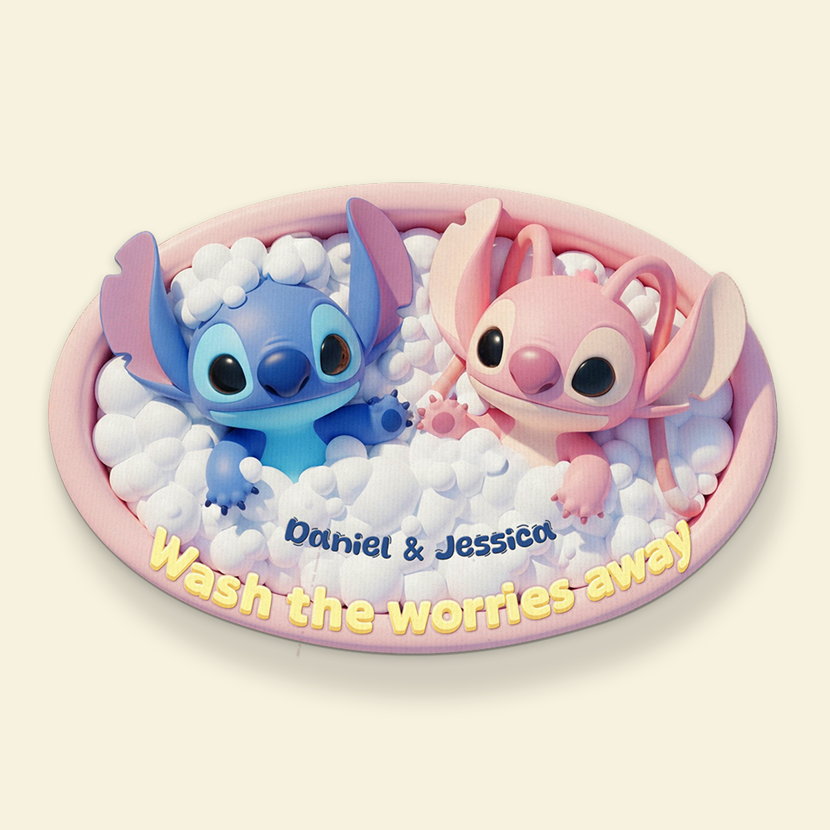 Tropical Alien Couple Doormat - Personalized Gifts For Couple 04PLU140825-Homacus