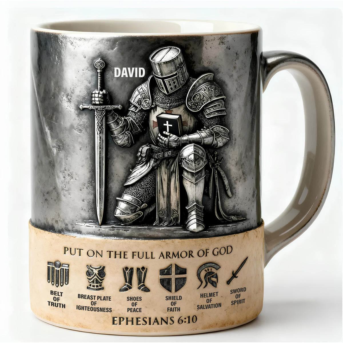 Full Armor Of God Coffee Mug - Personalized Gift For Christian 03TOLU251225-Homacus