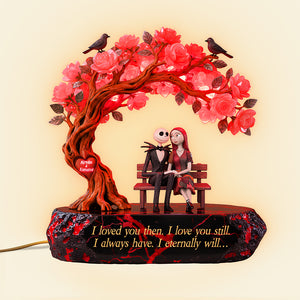 Spooky Couple Acrylic Light Box - Personalized Gifts For Couple 03kita201225-Homacus