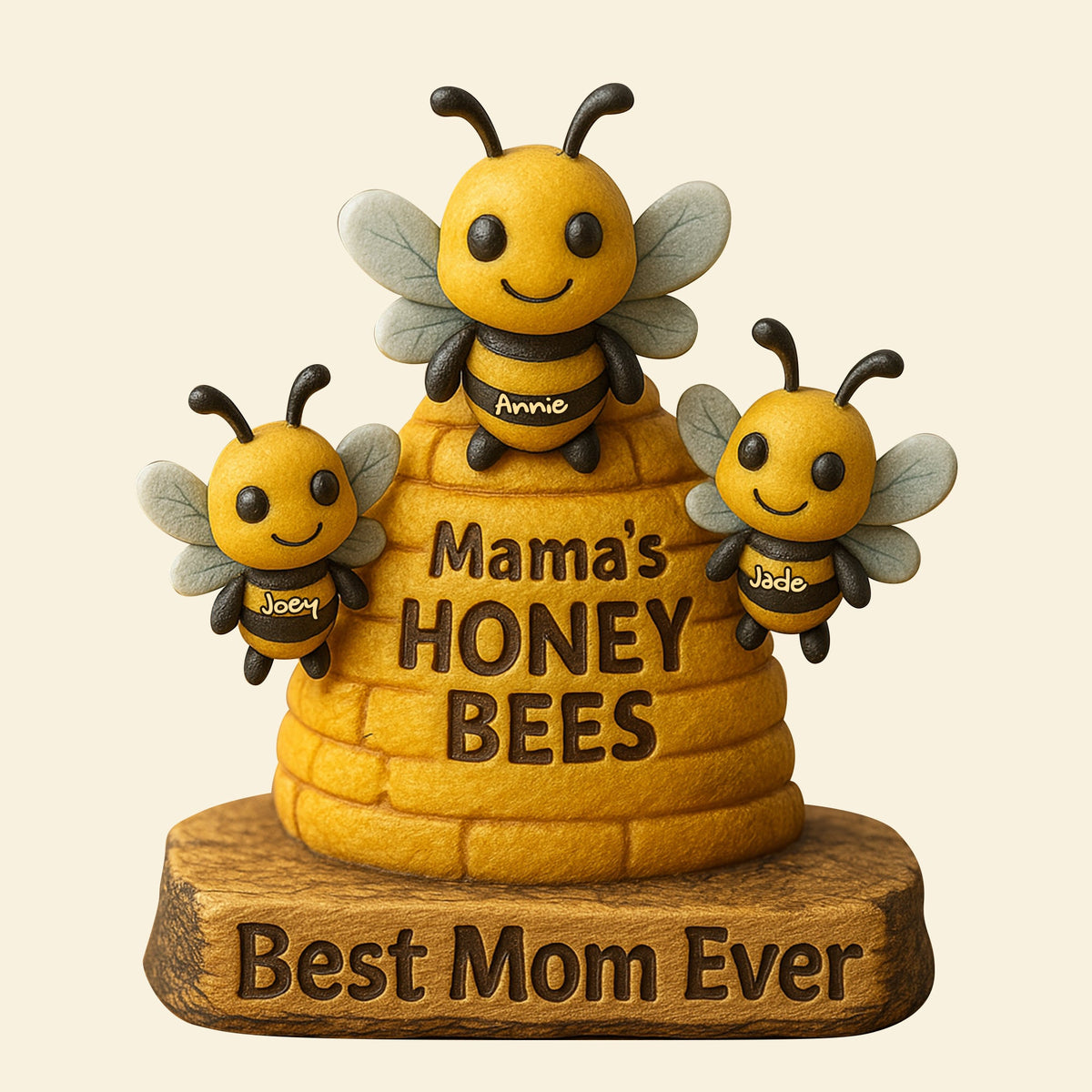Personalized Gifts For Mom Acrylic Plaque, Mama Honey's Bees 01XQLU090425-Homacus