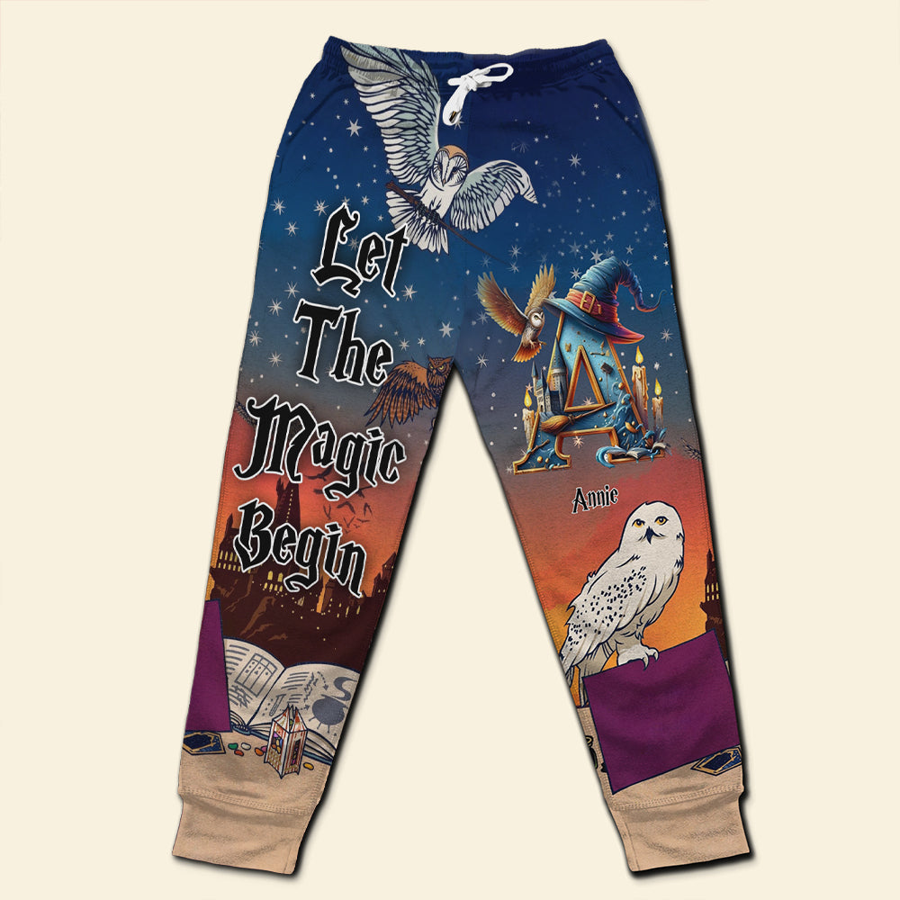 Personalized Gifts For Movie Lovers Sweatpants Custom Letter Alphabet 01XQLU140225-Homacus