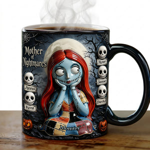 Spooky Mom And Kids Magic Ceramic Coffee Mug - Personalized Gifts For Mother's Day Magic Mug 01TOLU270326-Homacus