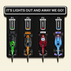 Pit Stop Racing Car Key Hanger - Personalized Gifts For Car Lovers 03HYLU100925-Homacus