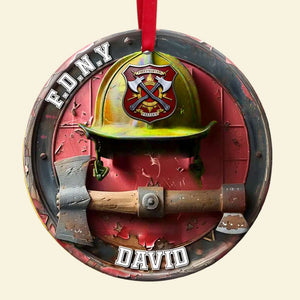 Personalized Gifts For Firefighter Ceramic Ornament 02ohlu301024-Homacus