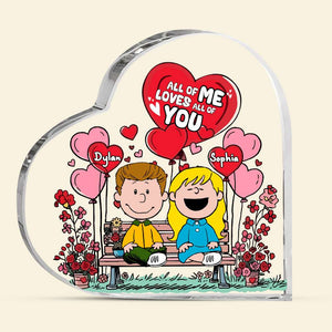 Personalized Gifts For Couple Acrylic Heart Plaque 02KALU121224HH-Homacus