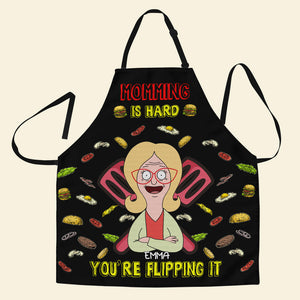 Personalized Gifts For Moms Aprons Momming Is Hard 03TOLU230125HG-Homacus