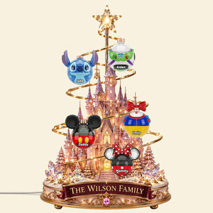 Magical Castle Family Acrylic Light Box - Personalized Gifts For Christmas 03nata210826-Homacus