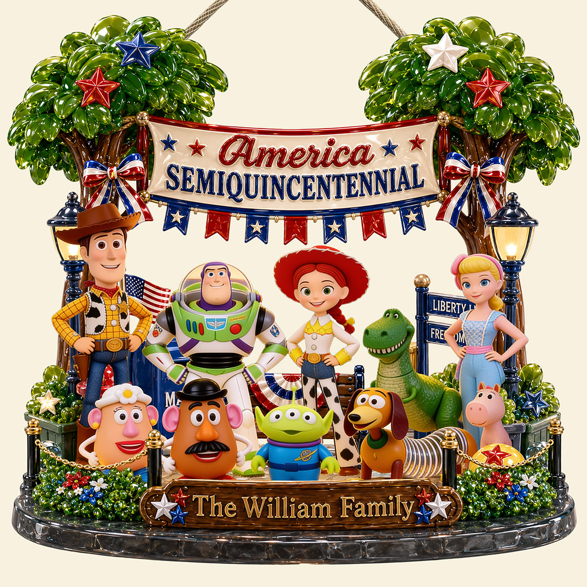 USA Family Acrylic Sign - Personalized Gifts For Family 02pata180626-Homacus