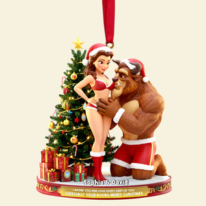 Playful Fairytale Couple Ornament - Personalized Gift For Couples 01OHLU201125-Homacus