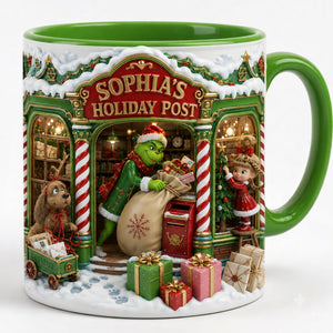 Holiday Post Coffee Mug - Personalized Gifts For Christmas 04halu010826-Homacus