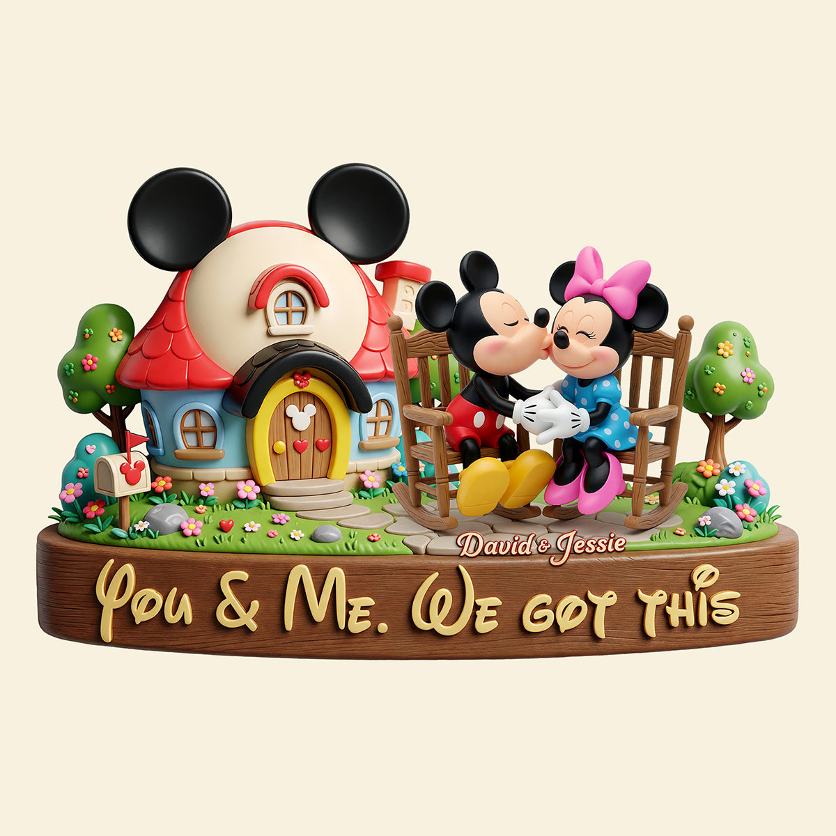 You And Me, We Got This Acrylic Plaque - Personalized Gifts For Couples 01tota240626-Homacus