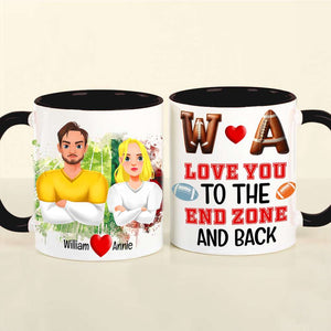 Personalized Gifts For Couple Love Football Sport Accent Mug 04XQLU221024-Homacus