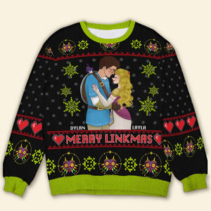 Personalized Gifts For Couple Love Game Christmas Ugly Sweater 04TGLU091124HG-Homacus