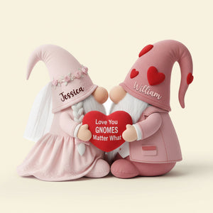 Sweet Gnome Romance Couples Pillow - Personalized Gifts For Couples 07HYLU261125-Homacus