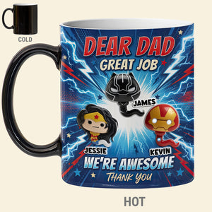 Powerful Dad Magic Coffee Mug - Personalized Gifts For Dads 03HUTA190526-Homacus