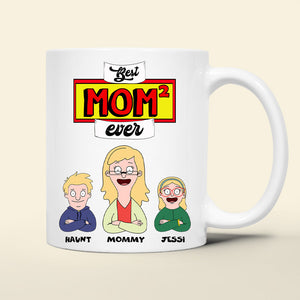 Personalized Gifts For Mom Coffee Mug Best Mom Ever 04TOLU250225HG-Homacus