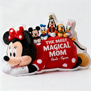 Most Magical Mom Shaped Pillow - Personalized Gift For Mom 01KILU050226-Homacus