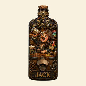 Intoxicated Man Wall Hanging Bottle Opener - Personalized Gifts 03hata140726