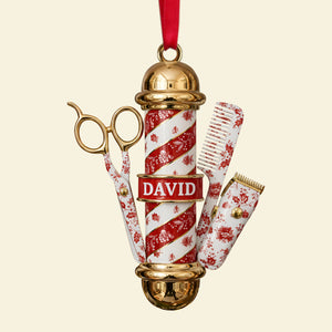 Barber's Essentials Ornament - Personalized Gifts For Barber 01PGLU111025-Homacus